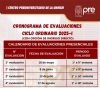 CICLO ORDINARIO 2025-I - CRONOGRAMA DE EVALUACIONES