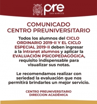 COMUNICADO