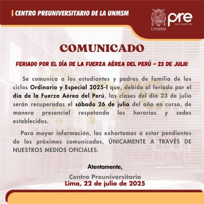 COMUNICADO