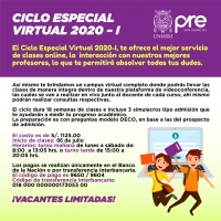 CICLO ESPECIAL VIRTUAL 2020-I