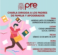 CHARLA DIRIGIDA A LOS PADRES DE FAMILIA Y APODERADOS