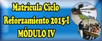 MATRICULA CICLO REFORZAMIENTO - MODULO IV
