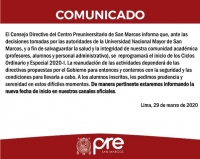 COMUNICADO