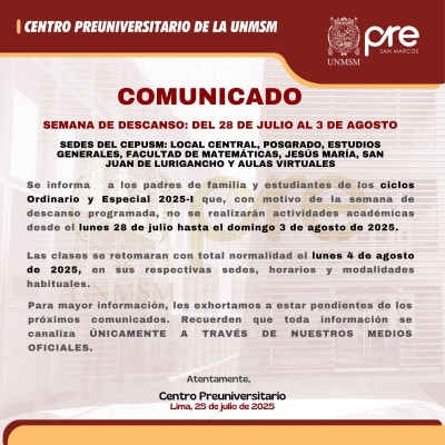 COMUNICADO