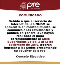 COMUNICADO