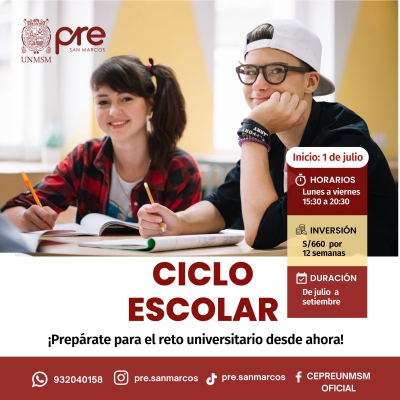 MATRICULA CICLO ESCOLAR