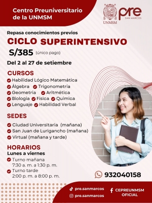 CICLO SUPERINTENSIVO