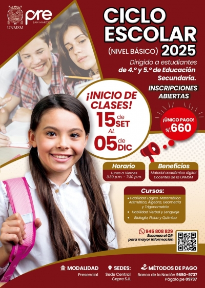 CICLO ESCOLAR 2025