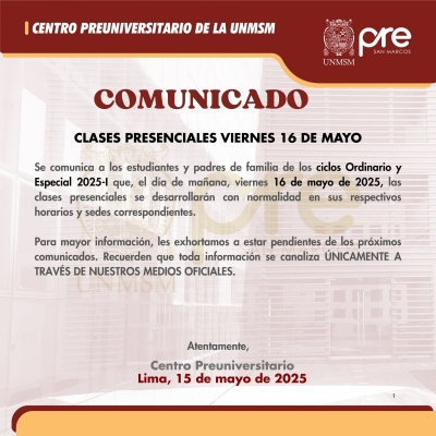 COMUNICADO