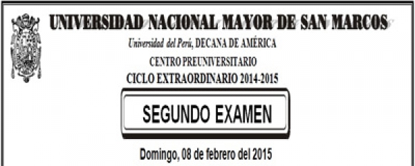 CICLO EXTRAORDINARIO 2014-2015 - TEMARIO 2do EXAMEN
