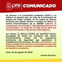 COMUNICADO