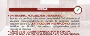 PRIMER EXAMEN CICLO ORDINARIO 2024-II - LUGAR, HORARIO DE INGRESO, INDICACIONES