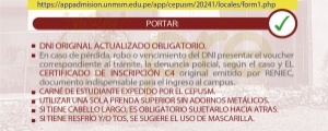 PRIMER EXAMEN CICLO ORDINARIO 2024-I - LUGAR, HORARIO DE INGRESO, INDICACIONES
